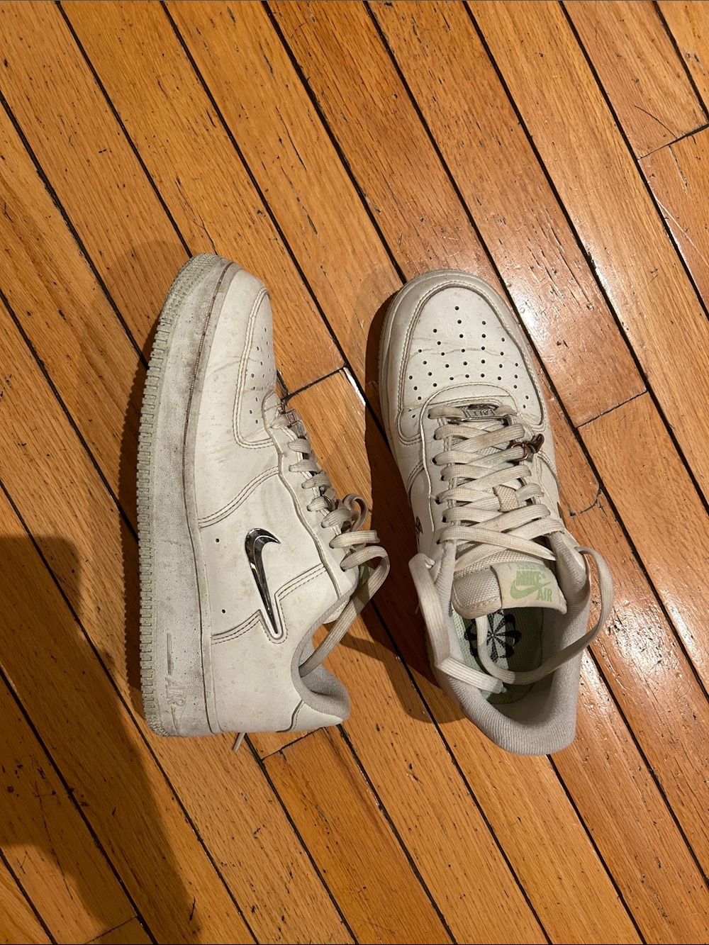 White Nike Air Force 1 Sneakers